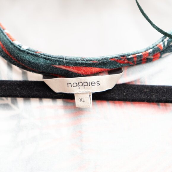 Noppies Size XL Maternity Jumpsuit - teal orange and white - Picture 3 of 3